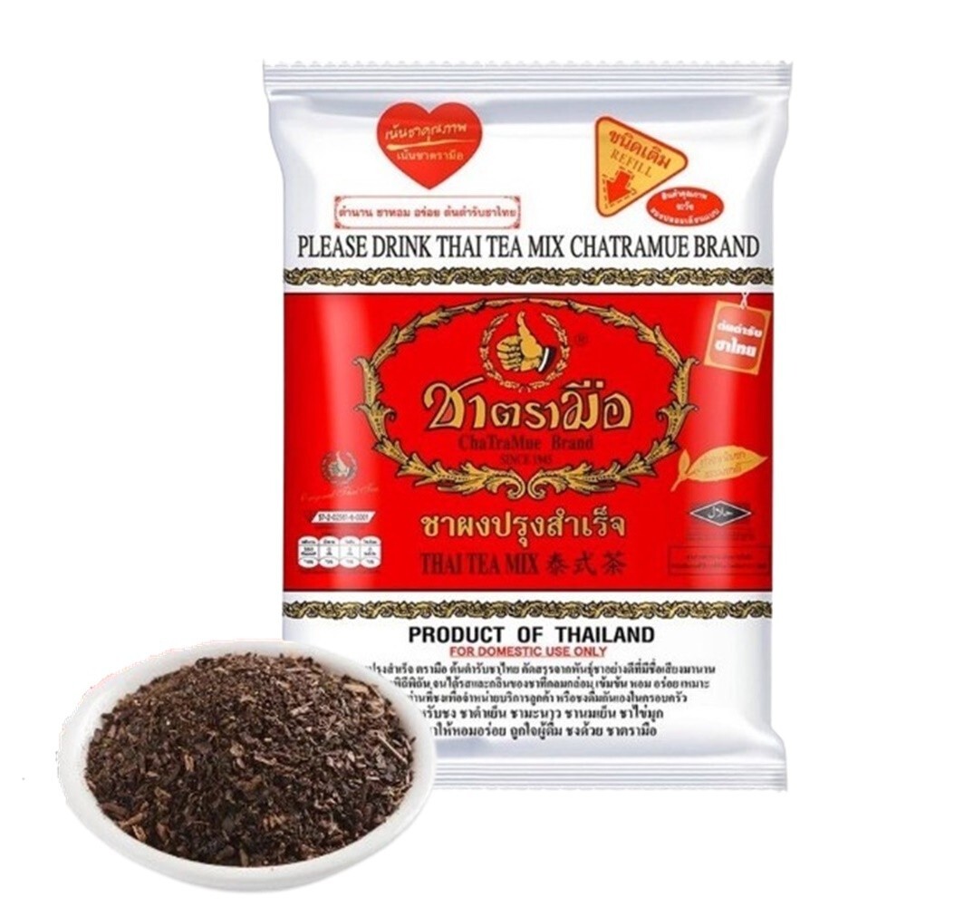 Thai Tea mix Cha Tra Mue Brand Thailand Package 190 g