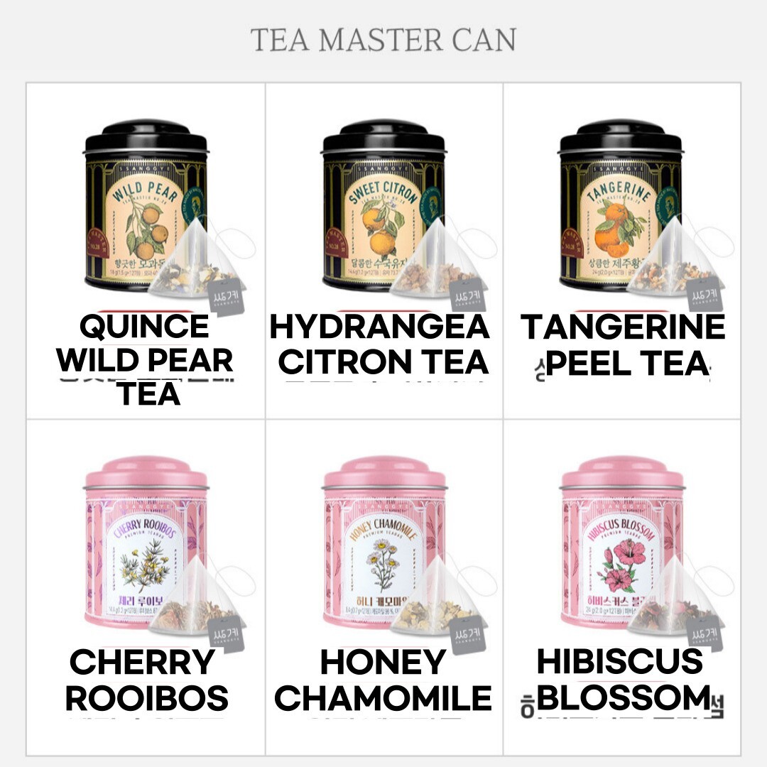 [SSANGGYE] Tea Master Can 18g (1.5g x 12 tea bags)
