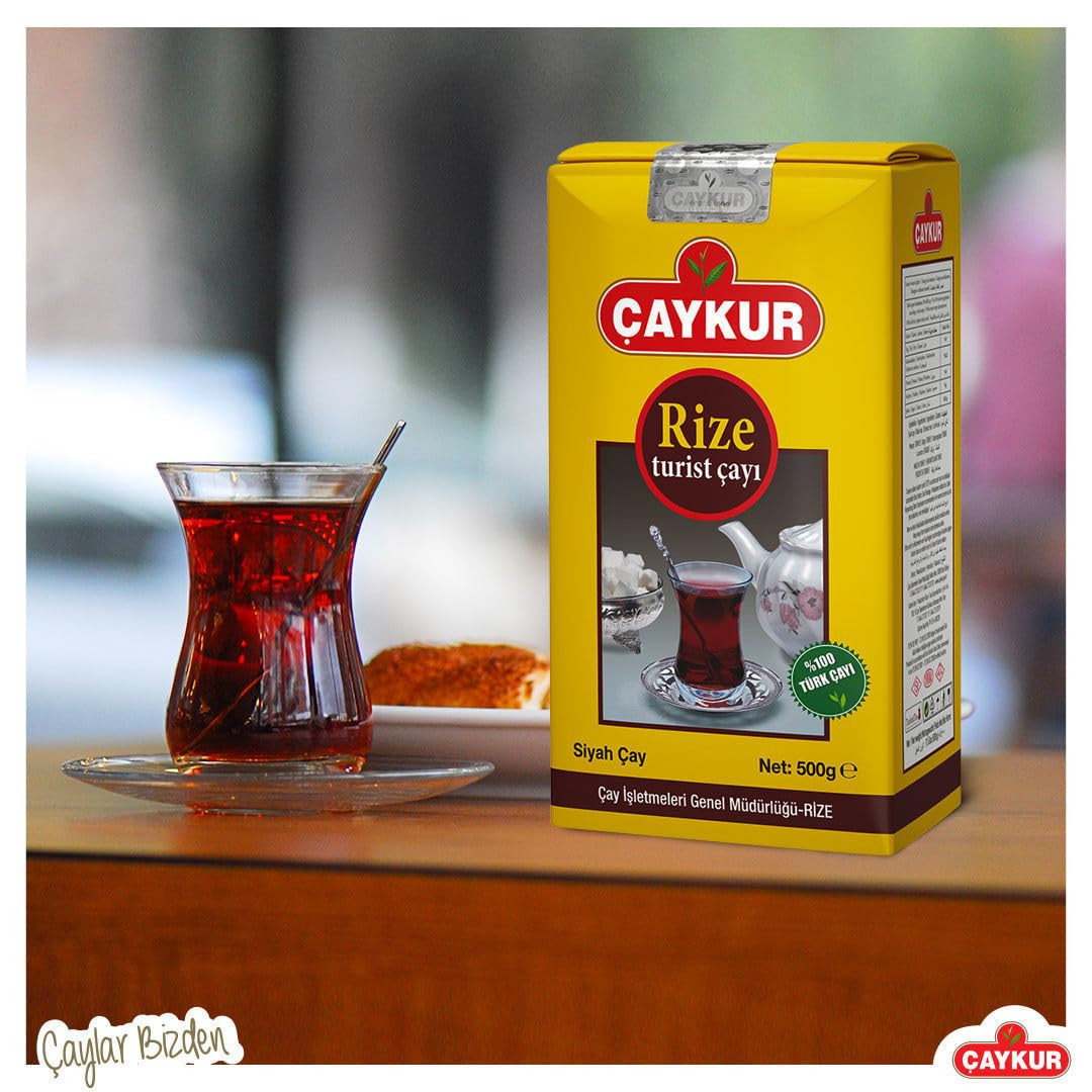 Rize Turist Black Tea, Authentic Turkish Loose Leaf Tea, Rich Aroma & Smooth Tas