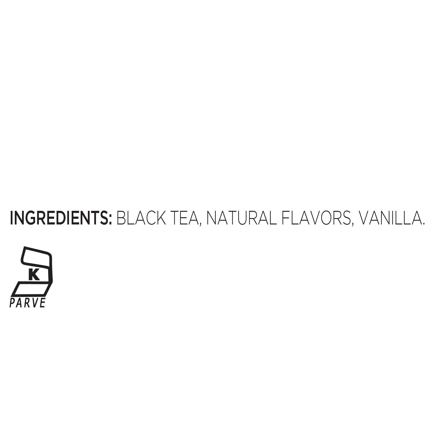 Orchid Vanilla Premium Loose Leaf Caffeinated Black Tea Blend Canister 35-50 Cup