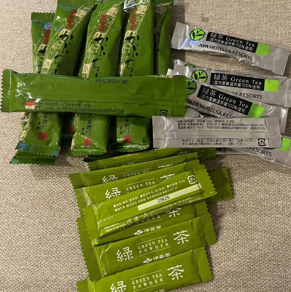 25 ITOEN Oi Ocha & Ito Kyuemon Uji-Cha Green Tea Matcha Japanese Powder Sticks