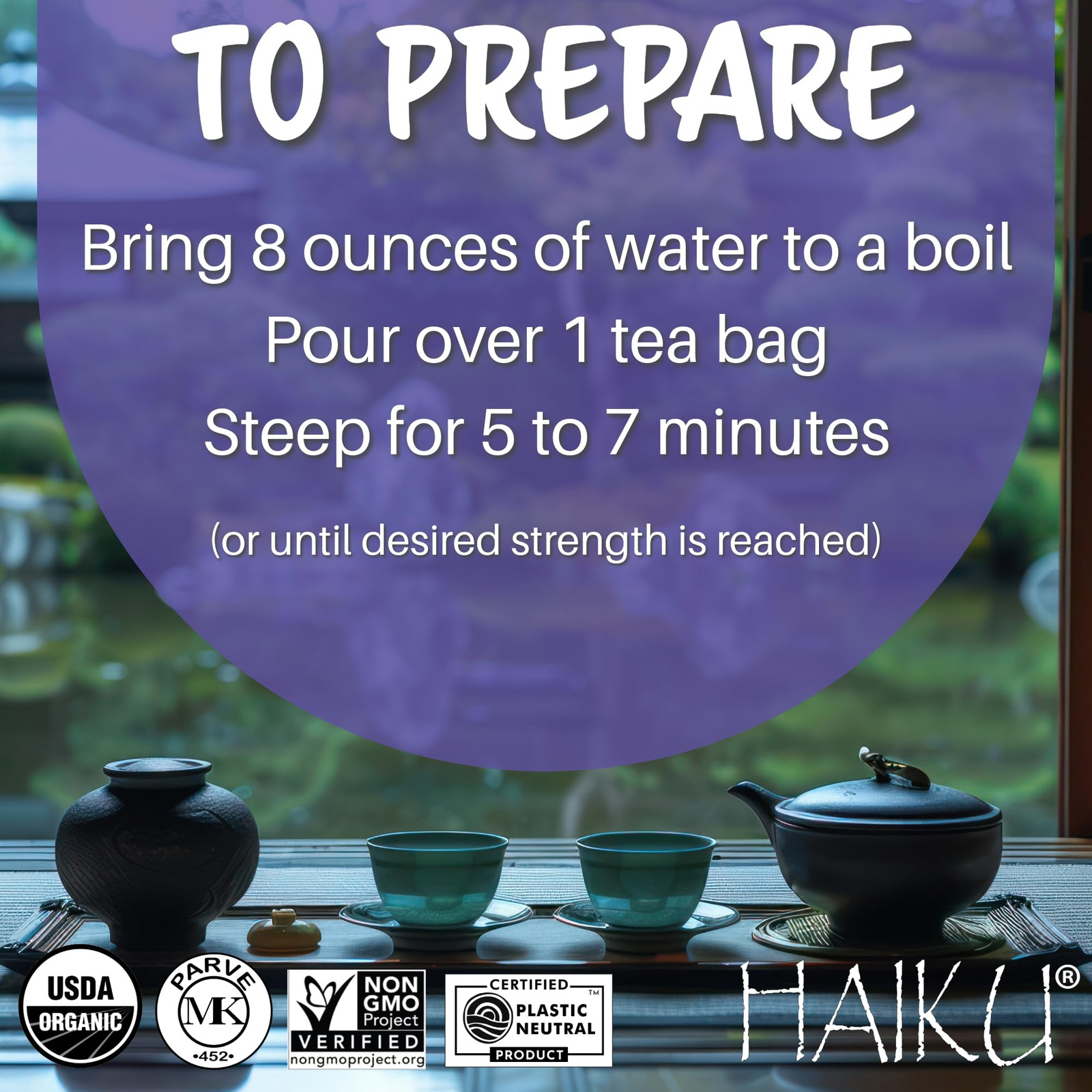 Organic Japanese Kukicha Twig Tea 16 Count Low Caffeine Hot Cold Beverage