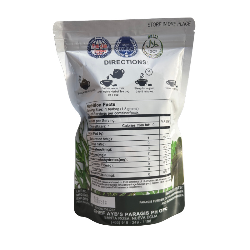 Paragis Moringa Guyabano Herbal Tea 20 Bags – Caffeine-Free Botanical Blend