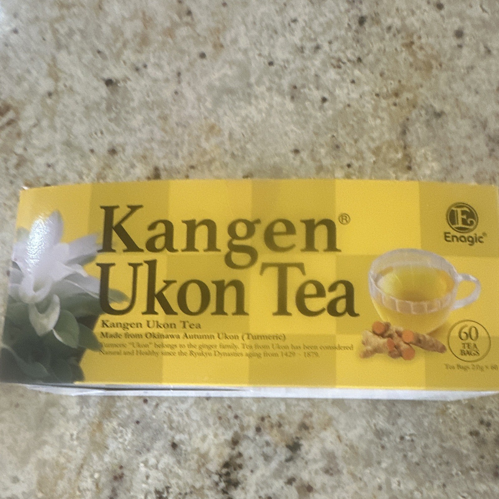Kangen Ukon Tea Bags 60 Pack Tea & Infusion Expiration Date 2027/08/01