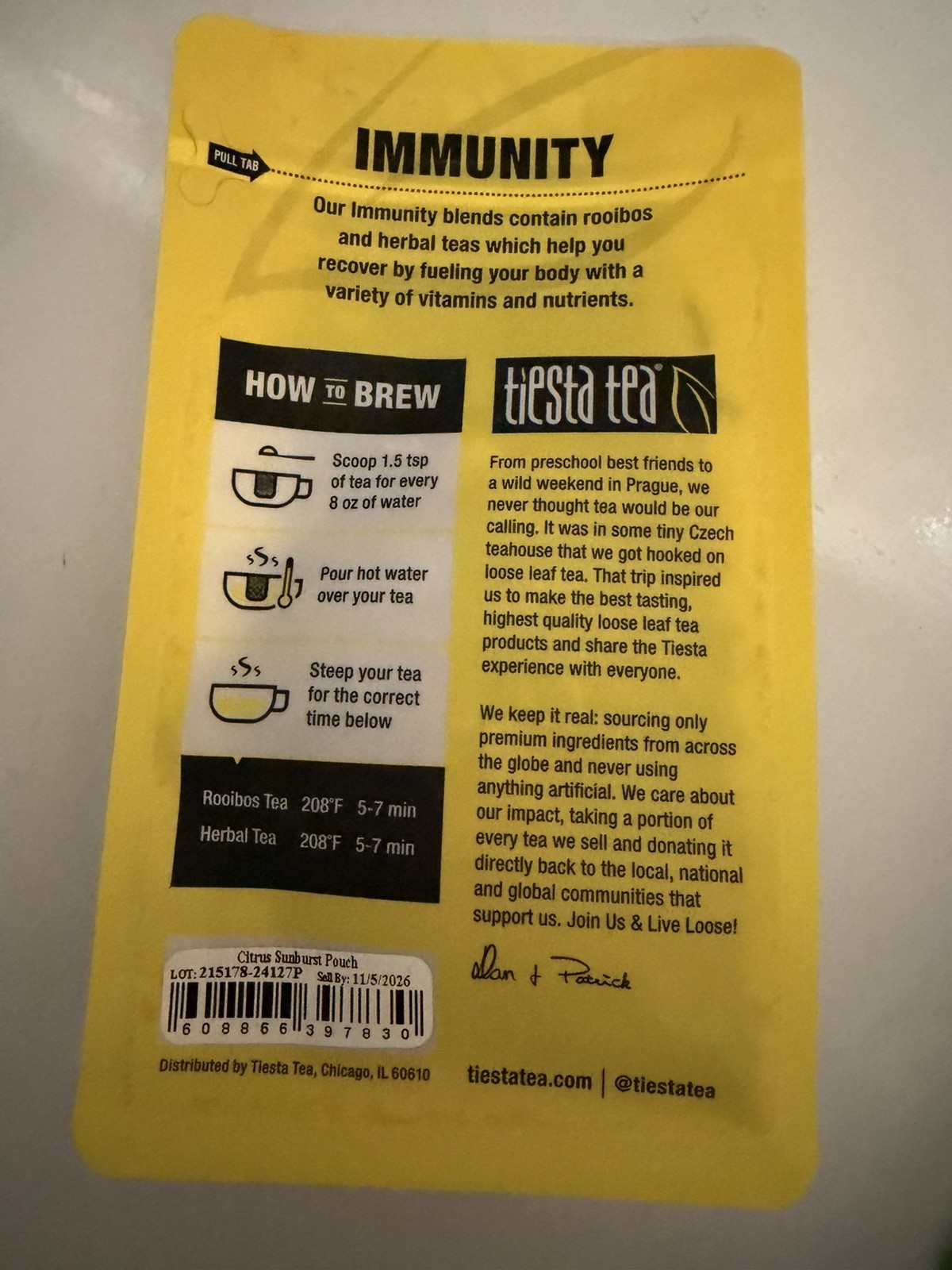 Tiesta Tea Thirteen 2.5 oz Bags (Brews 20-25 cups) Assorted Flavors