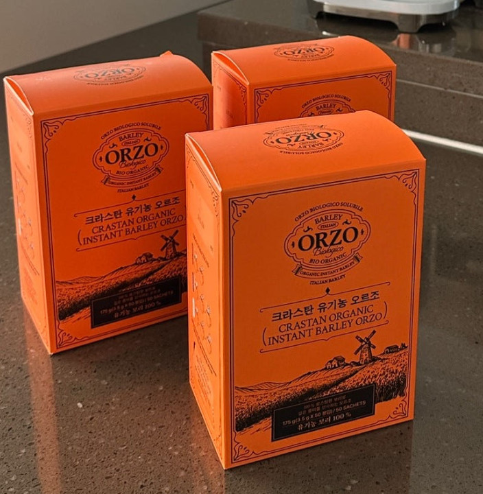 [Crastan] Organic Orzo Barley Tea 50 Sticks Caffeine Free Coffee Substitute