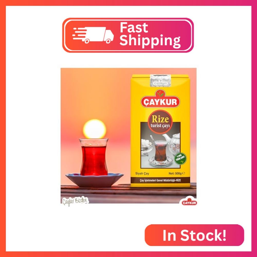 ÇAYKUR Rize Turist Black Tea, Authentic Turkish Loose Leaf Tea, Rich Aroma & Smo