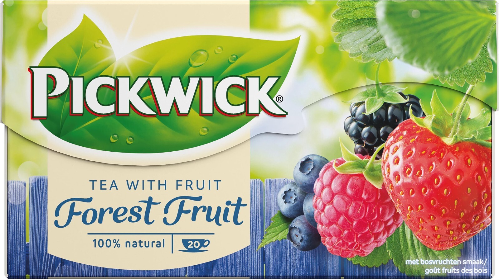 Pickwick Tea Variety Pk – Strawberry, Forest Fruit, Cinnamon, Mango & more 100ct