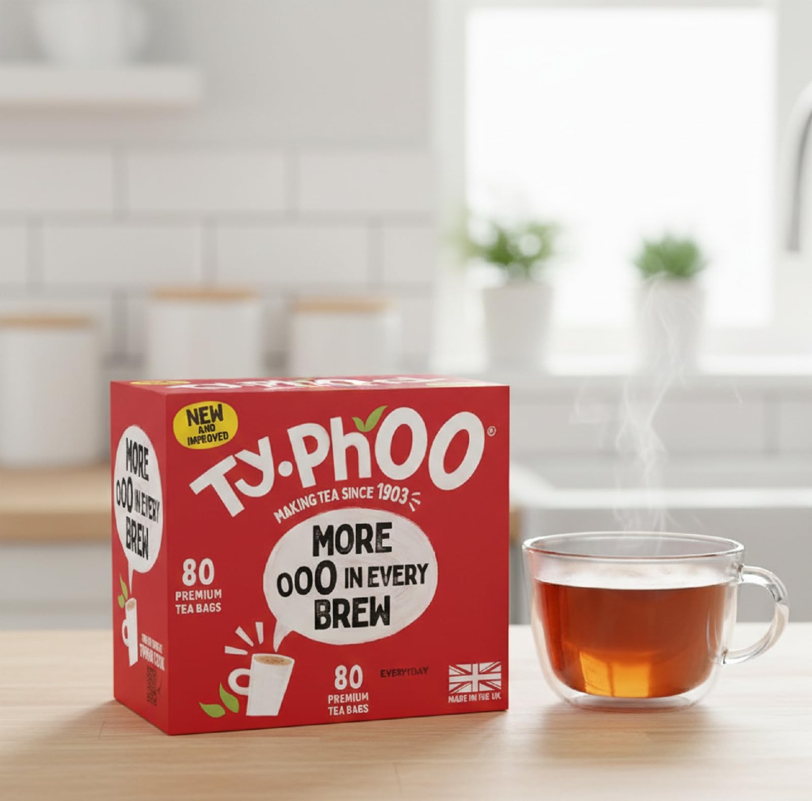 Typhoo Tea Bags 80 Pack