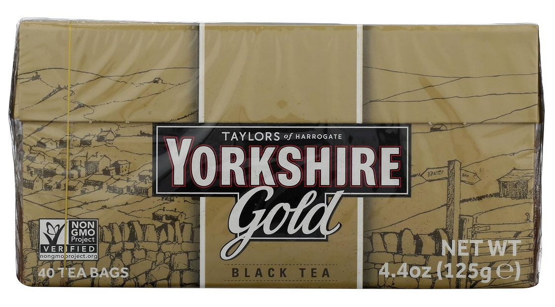 orkshire Tea, Gold, Pillow Tea Bags, 40 Count (Pack of 1)