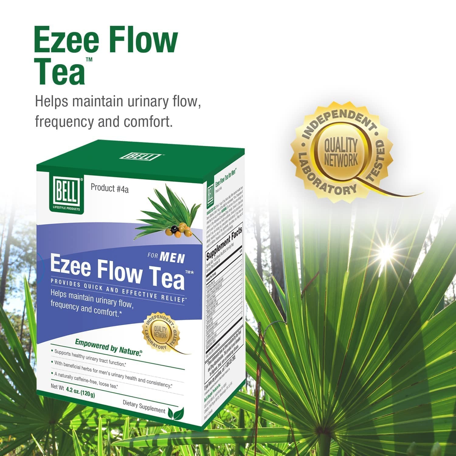 Bell Ezee Flow Tea for Men by Bell Lifestyle Products – 120g. 2-Pack