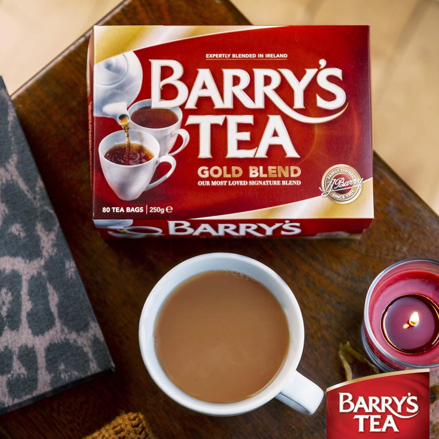 Barry’s Tea Gold Blend – 80 Teabags – 250g – Expertly Blended in Ireland