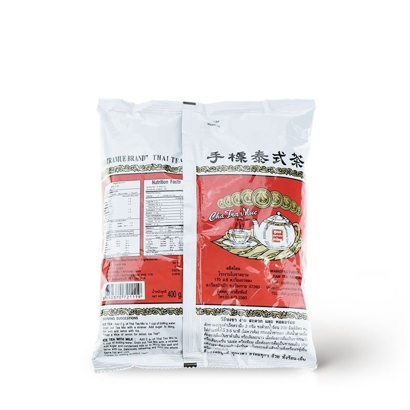 ChaTraMue Original Thai Tea Red 400g Cha Tra Mue Brand Thai Iced Tea Mix ChaYen