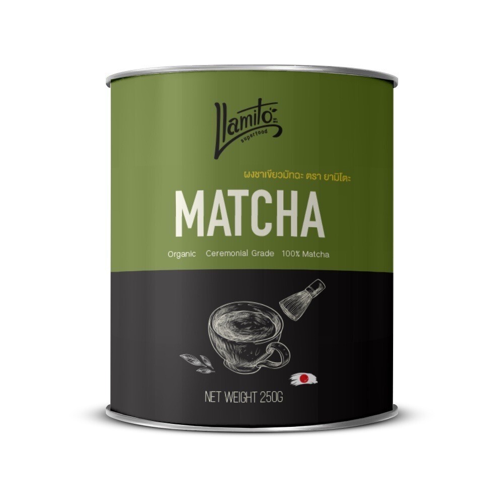 Llamito organic matcha powder (Matcha Powder) size 250g Natural green tea Japan