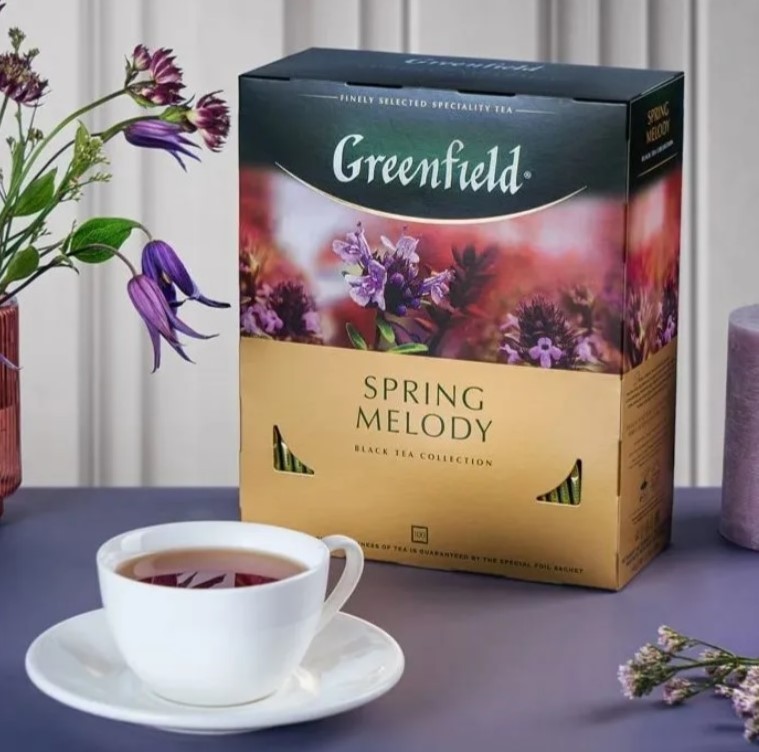 “Greenfield” Tea “Spring Melody” 3pc*100bags