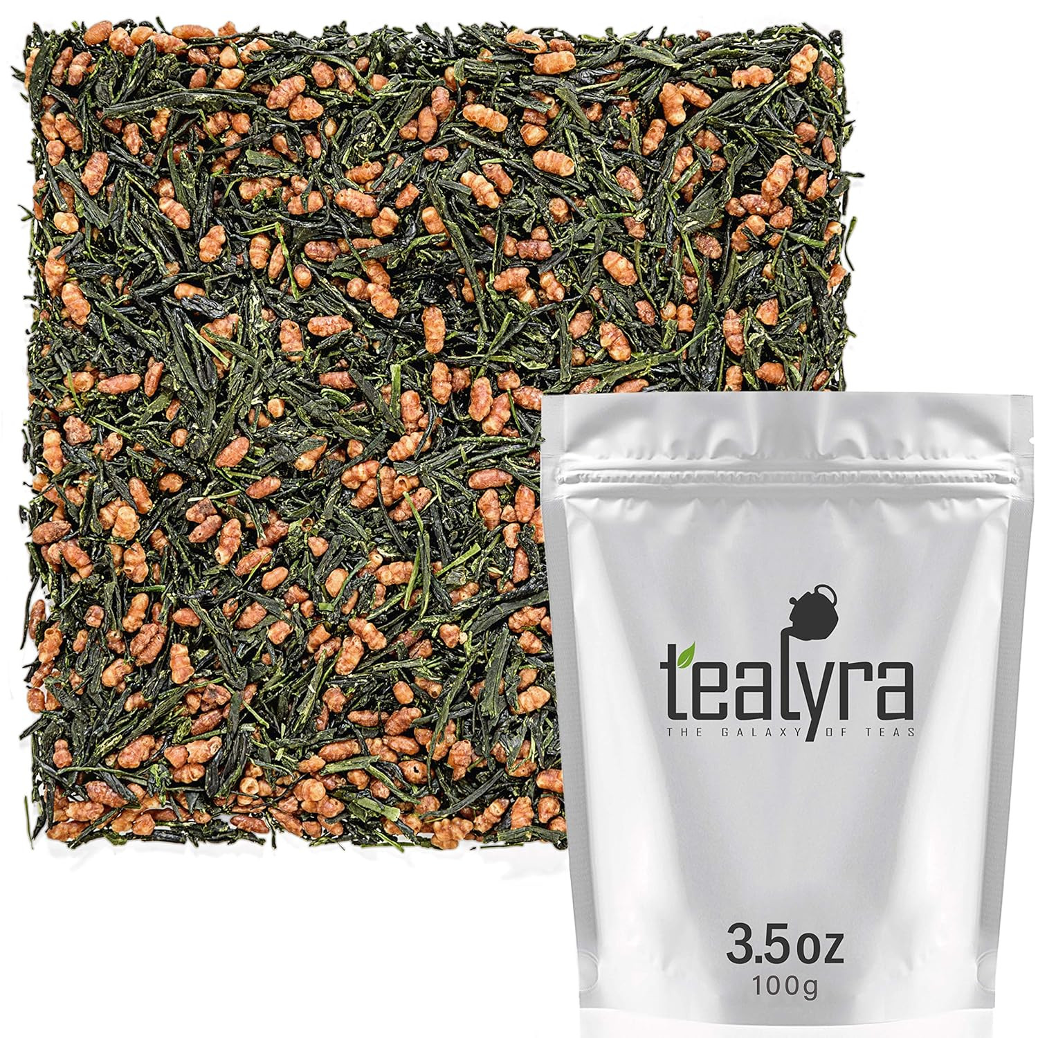 – Imperial Gyokuro Genmaicha – Japanese Loose Leaf Tea – Gen Mai Cha Green Tea w