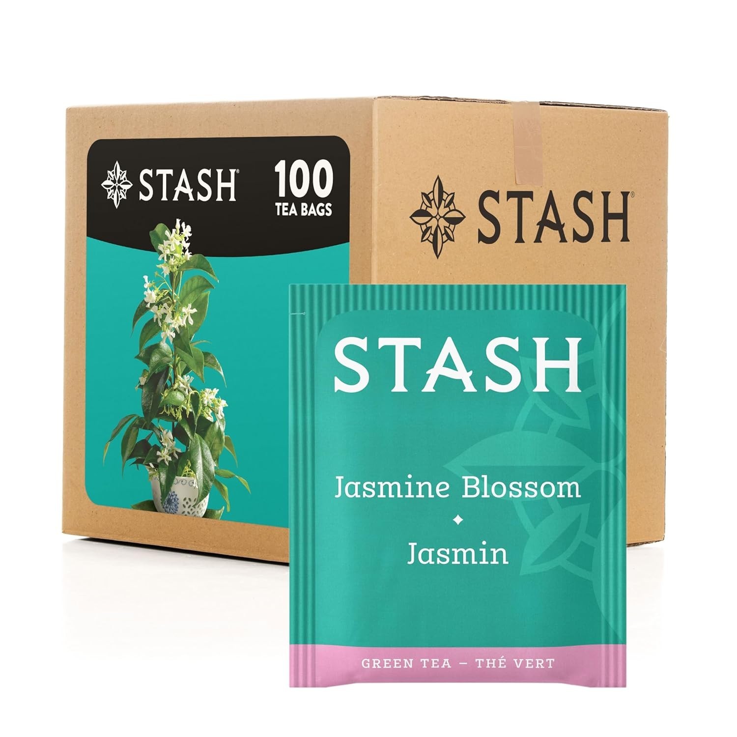 Aromatic Jasmine Blossom Green Tea – 100 Bags to Elevate Your Tea Ritual