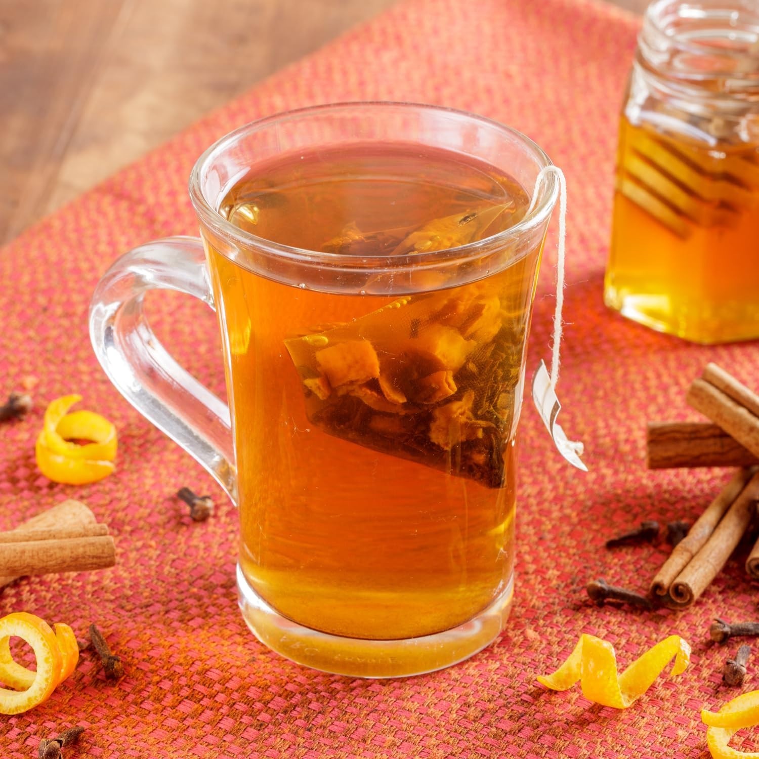 Decaf Hot Cinnamon Tea – 50 Sachets, Ceylon Black Blend