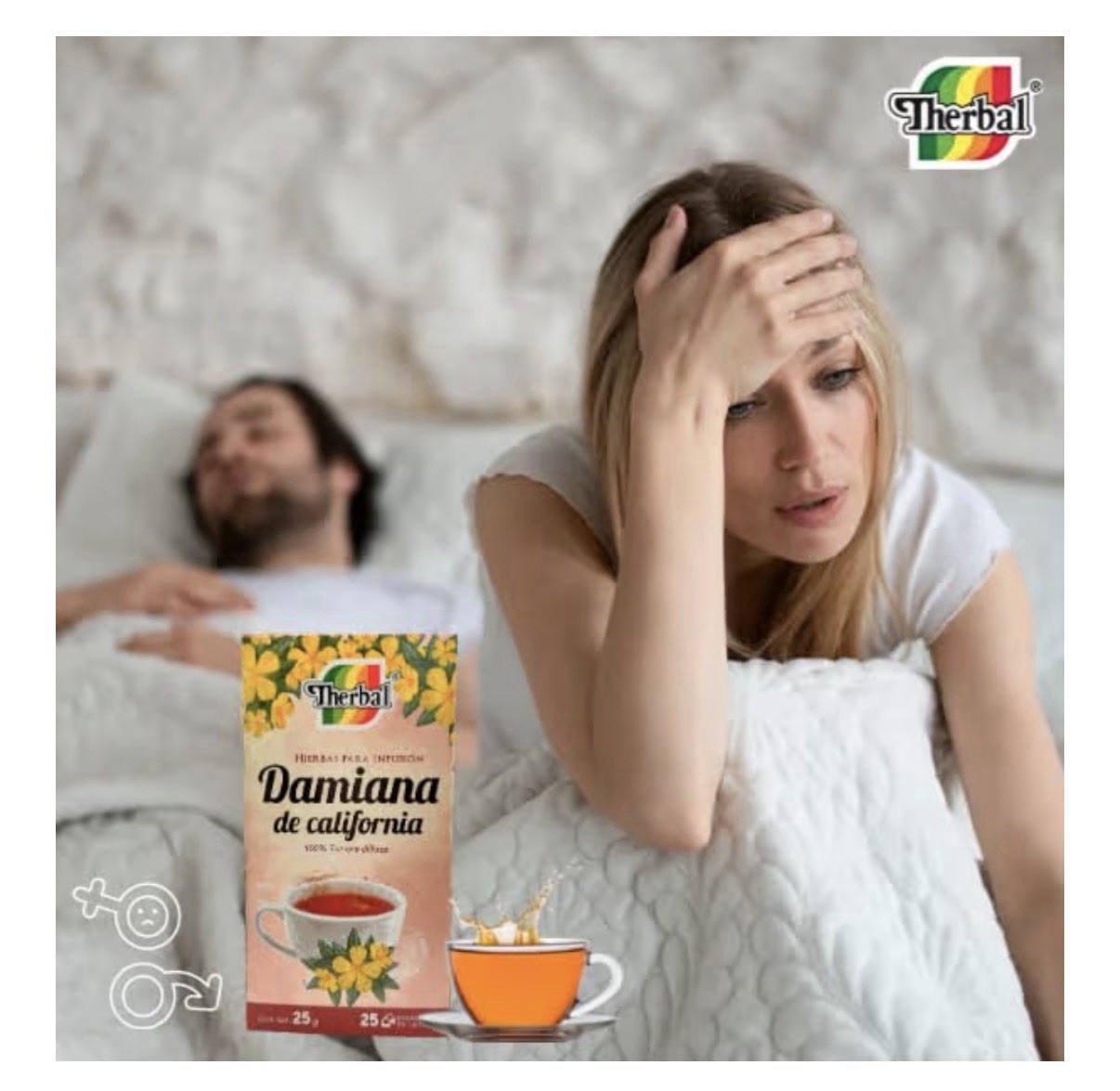 Therbal Damiana de California Herb 25 Tea Bags CaffeineFree 100% Turnera diffusa