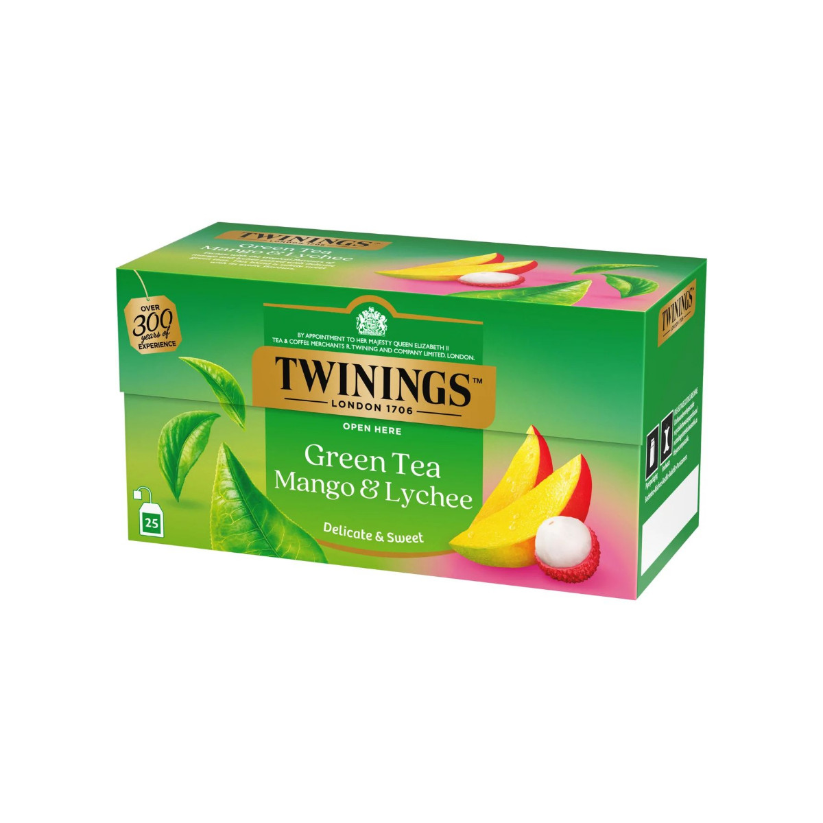Twinings Green Tea Mango Lychee 25 Bags Choose 1 2 5 10 15 Packs