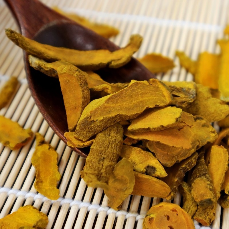 Dried turmeric slices, 8oz, Herbal Tea, Vegan, Hand picked, Pack in USA 九龍堂 姜黄