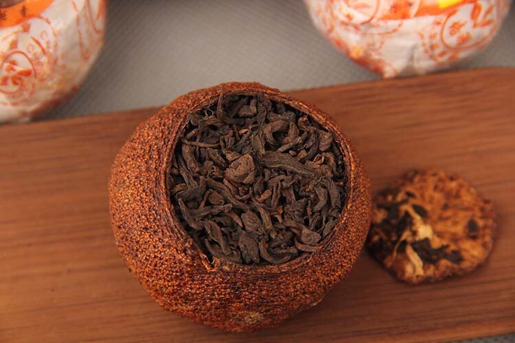 Xinhui Aged Chenpi Ripe Puer Tea Orange Skin Puerh Pu’er Loose Tea PEI YU 312