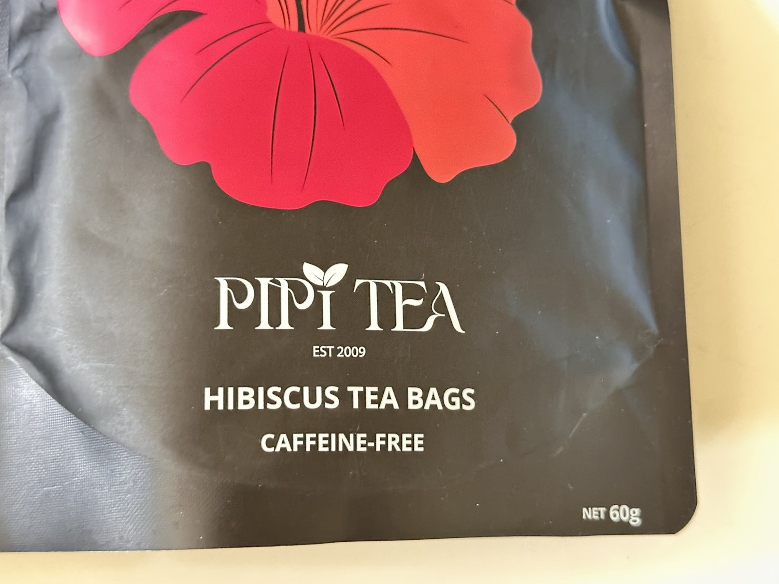 Lot 2 PiPi Organic Hibiscus Tea Bags Caffeine Free Herbal Antioxidant NEW SEALED