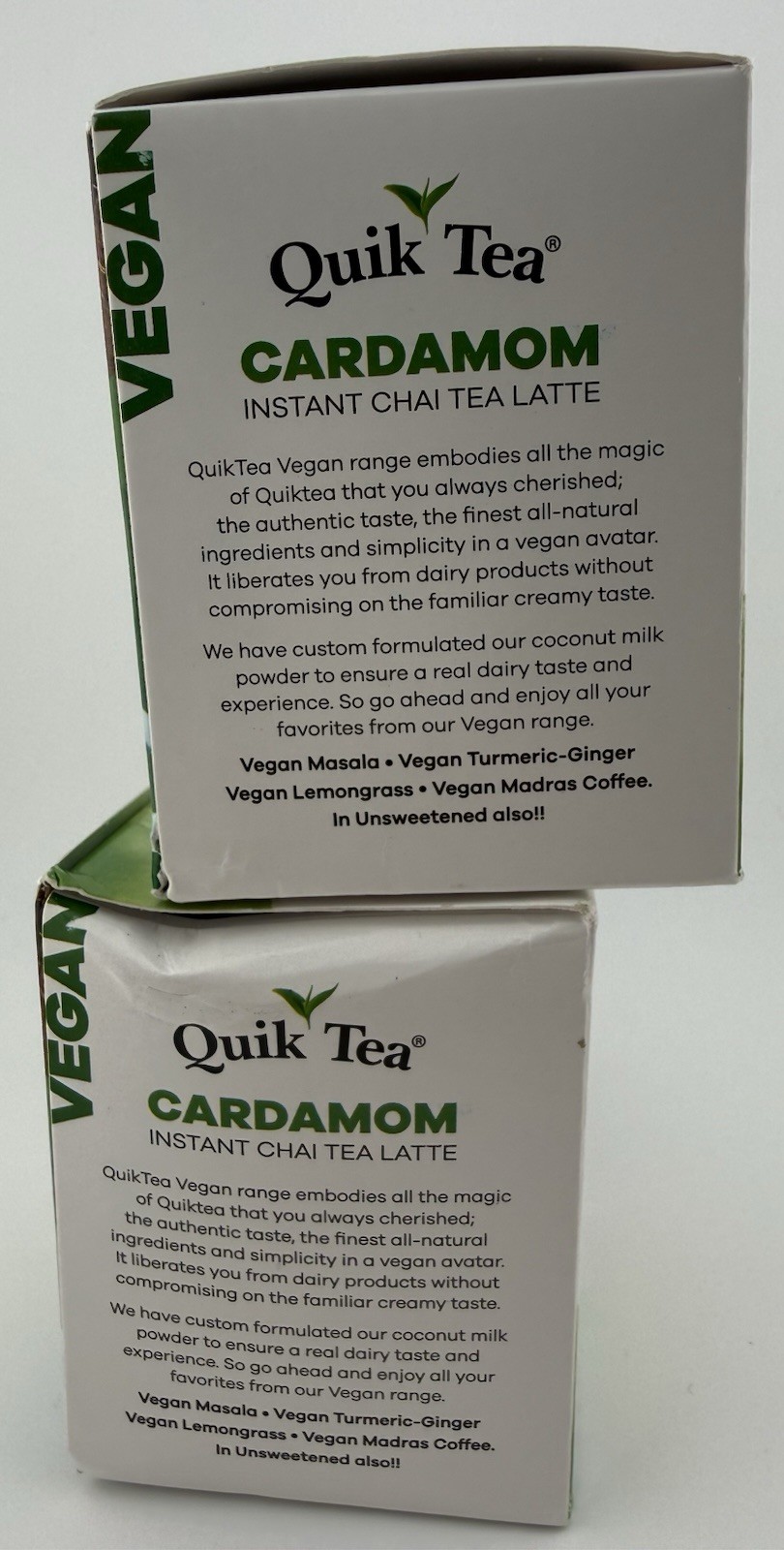 Quik Tea Cardamon Chai Tea Latte – 20 Count (2 Boxes of 10 Each) – Free Shipping