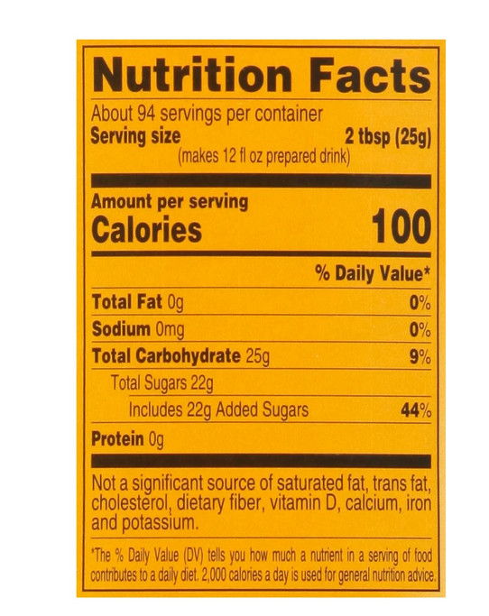 4C Lemon Iced Tea Mix, 82.6oz