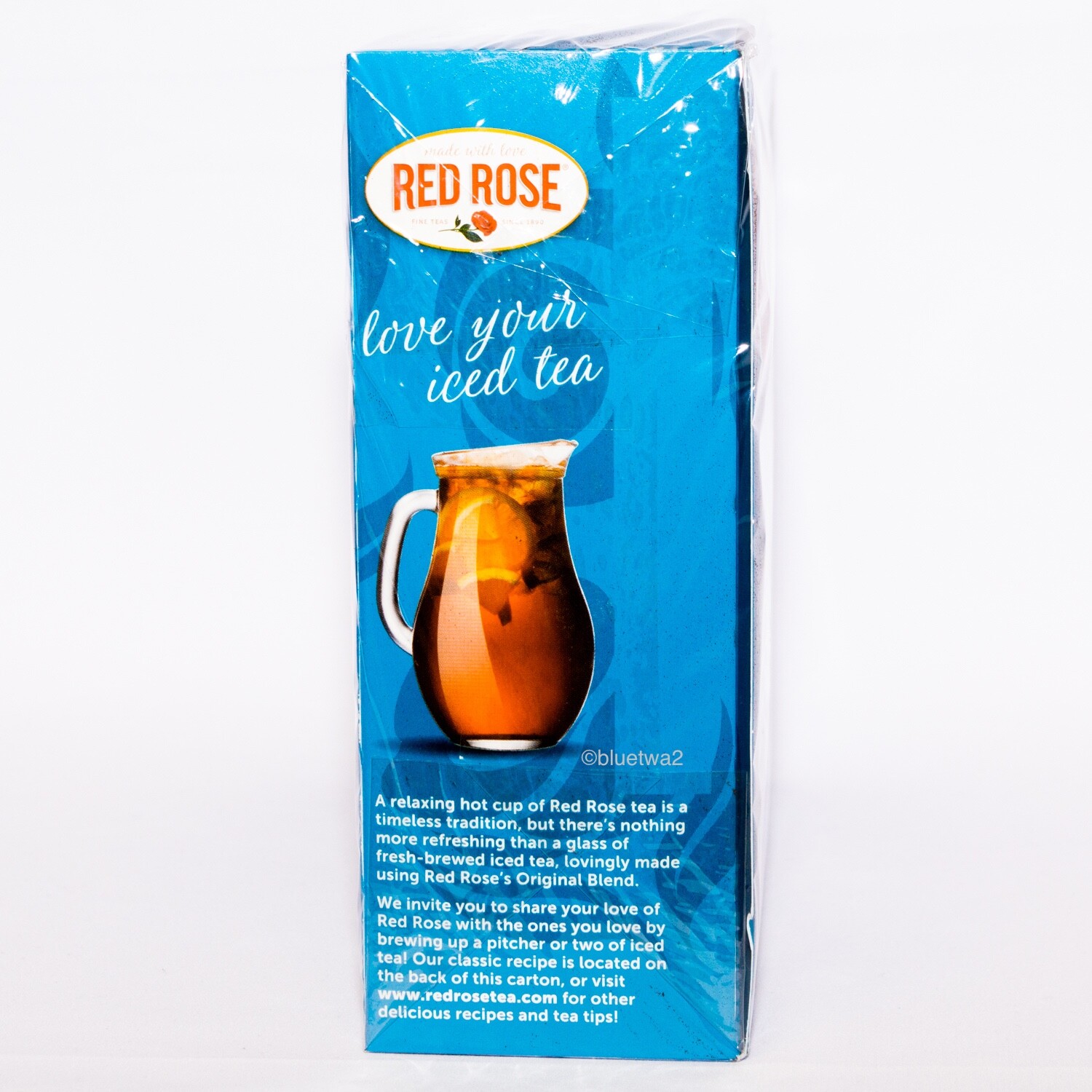 RED ROSE ORIGINAL FULL FLAVORED BLACK TEA Caffeinated 100 Tea Bags In Sealed Box
