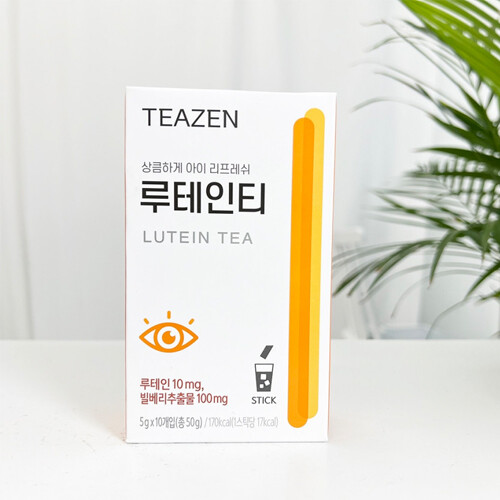 TEAZEN Lutein Tea Powder 5g 10 Sticks 1Pack 2Packs 3Packs Marigold Bilberry