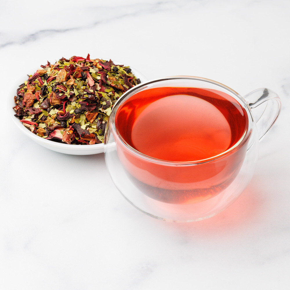 Very Berry Guayusa – Loose Leaf Herbal – High Caffeine – Fusion Teas