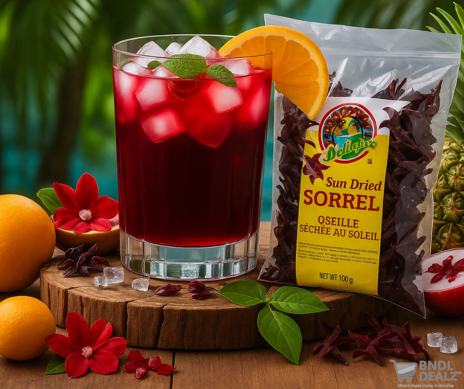 Caribbean Delight Sun Dried Sorrel Hibiscus 4 Pack | Jamaican Sorrel Canada