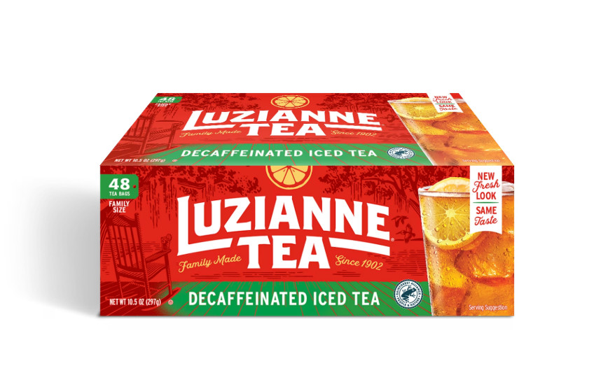 Luzianne Decaffeinated Black Iced Tea Bags, 48 Count free shipping!!!