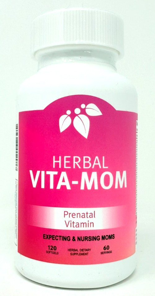 Mountain Meadow Herbs Herbal Vita-Mom Prenatal Vitamin Nursing Moms 120 Softgels