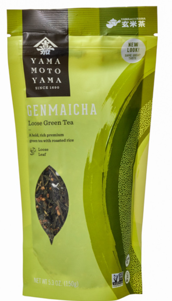 Japanese Yamamotoyama Genmaicha Green Tea w/ Roasted Rice 5.3oz (Pack of Three)