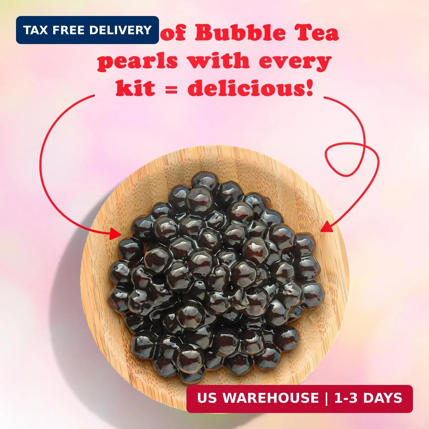 Pocas Bubble Tea Kit, Variety 6-Pack Party Set – Strawberry, Taro, and Brown Sug