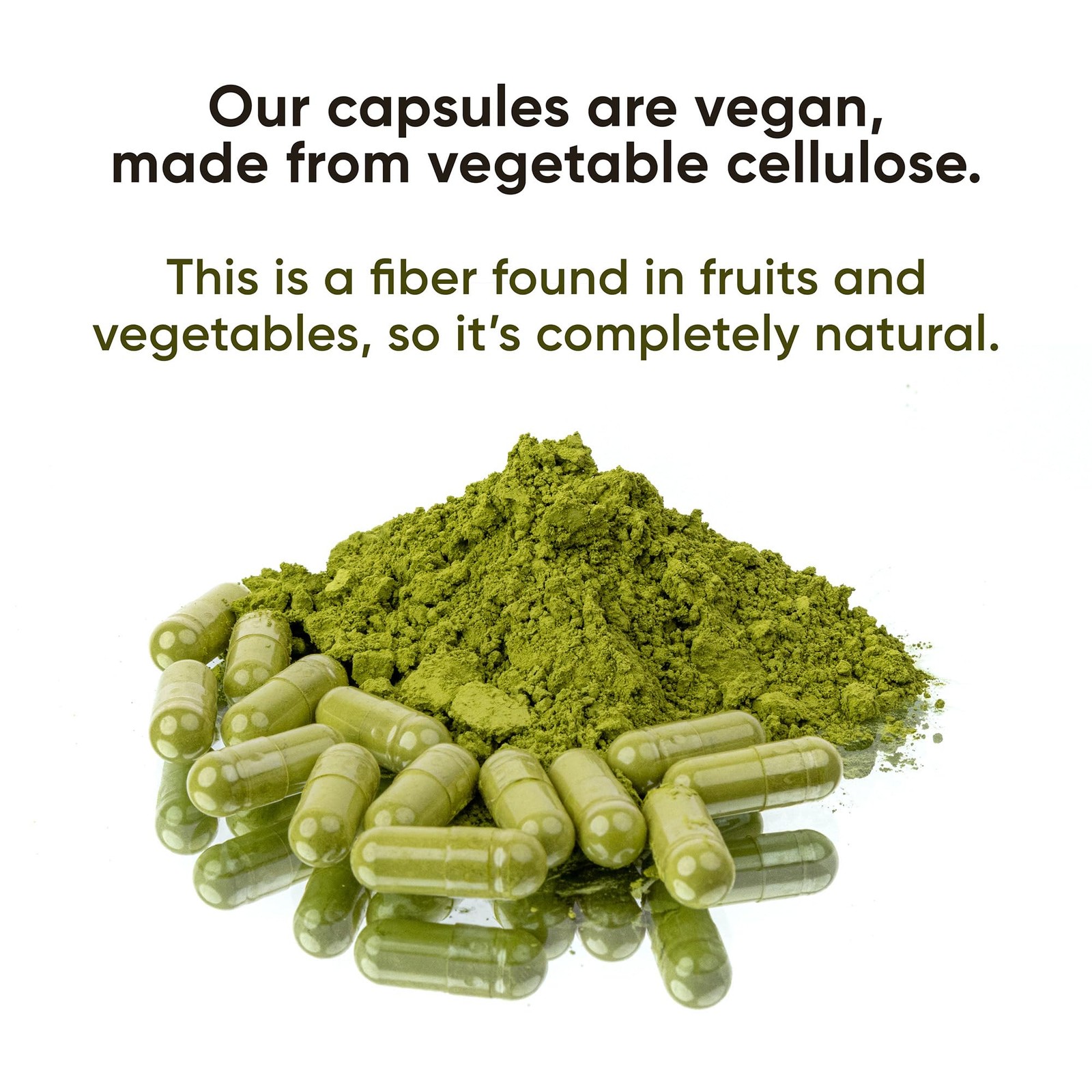 Organic Matcha Green Tea Capsules – Natural Energy 120 Count (Pack of 1)