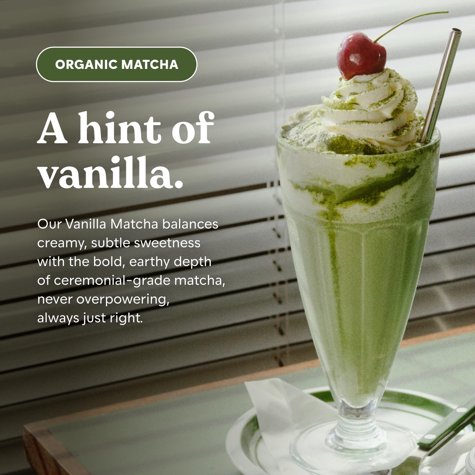 Vanilla Matcha Powder – Ceremonial Grade Matcha Powder w/Madagascar Vanilla, …