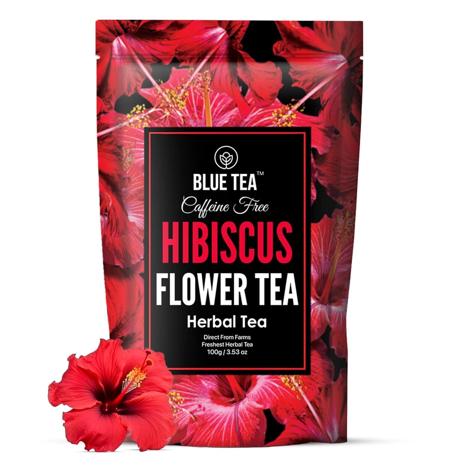 Blue Tea Hibiscus Flowers Tea For Unisex 100g