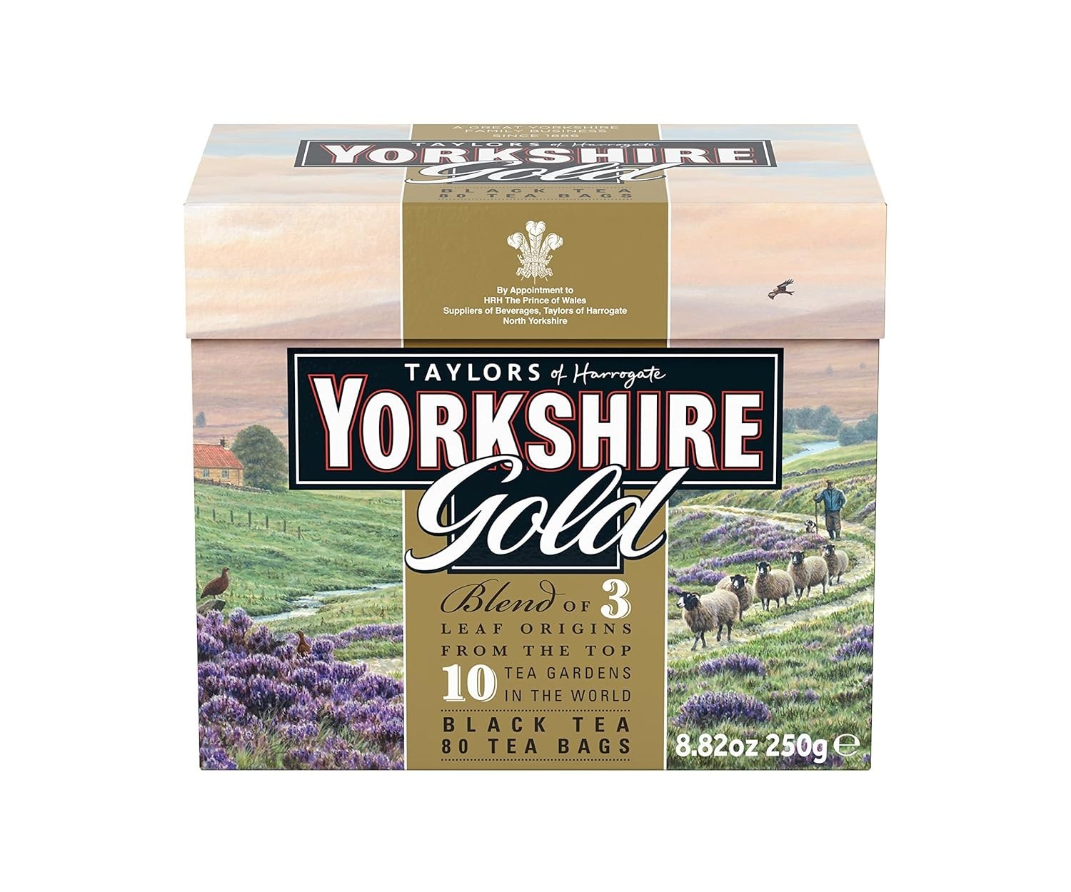 High Caffeine Black Tea Bags, 80 Count, Perfect for Daily Hot Beverage Enjoyment