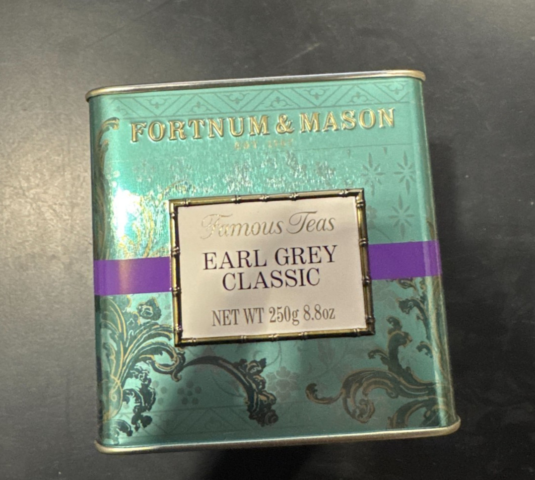 Fortnum & Mason Famous Teas Earl Grey Classic – 1 Can 250g / 8.8oz | EXP 03/2028