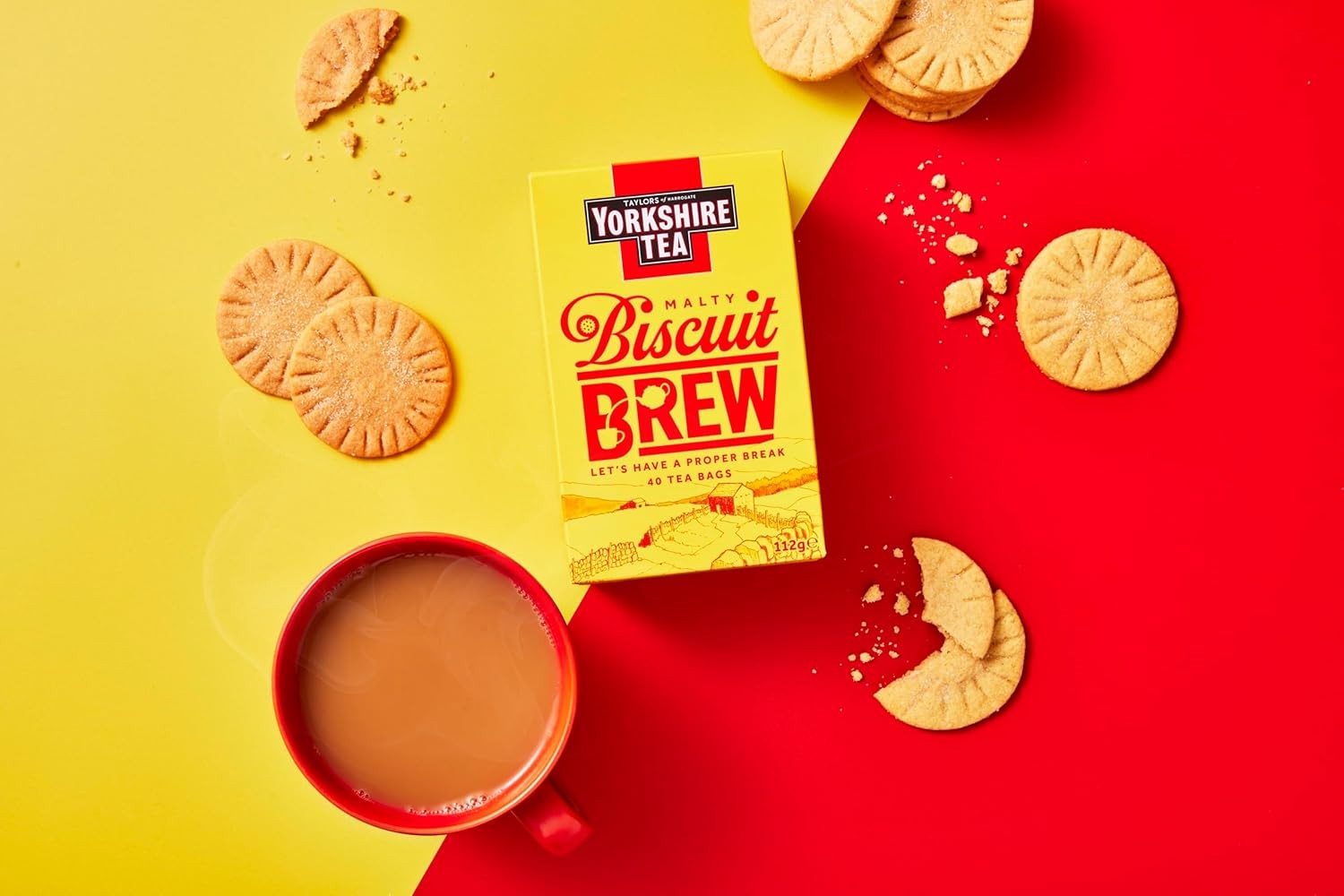 Yorkshire Tea Biscuit Brew 40 Bags 100G (Yorkshire 40…