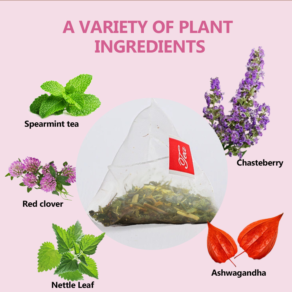 PCOS Herbal Tea–Hormone Balance Support –Natural Detox & Wellness – 20 Tea Bags