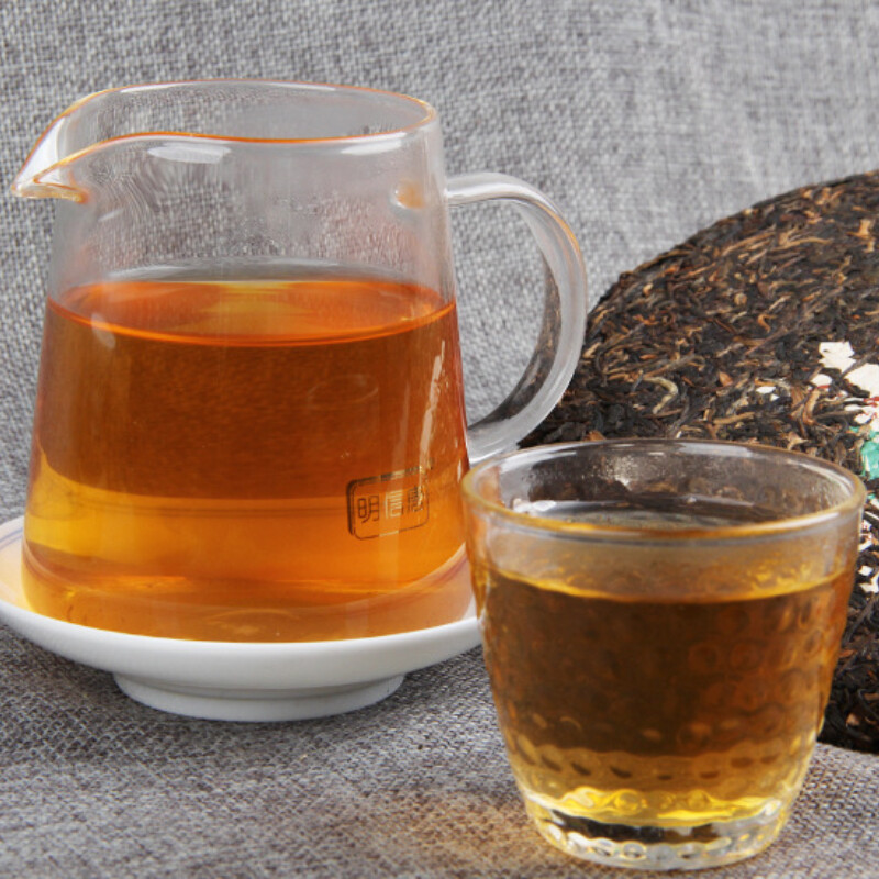 400g Yunnan Old Pu’er Cha Tea Natural Big Leaf Pu-erh Green Tea Cake Health Care