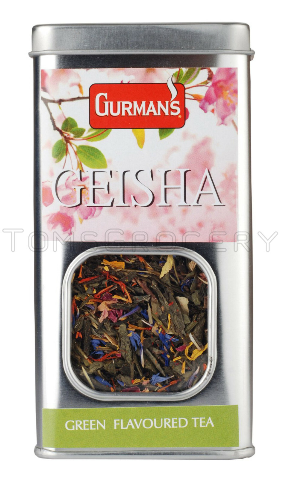 3 GURMANS GEISHA Loose Leaf Green Tea Tins 70g 2.5oz