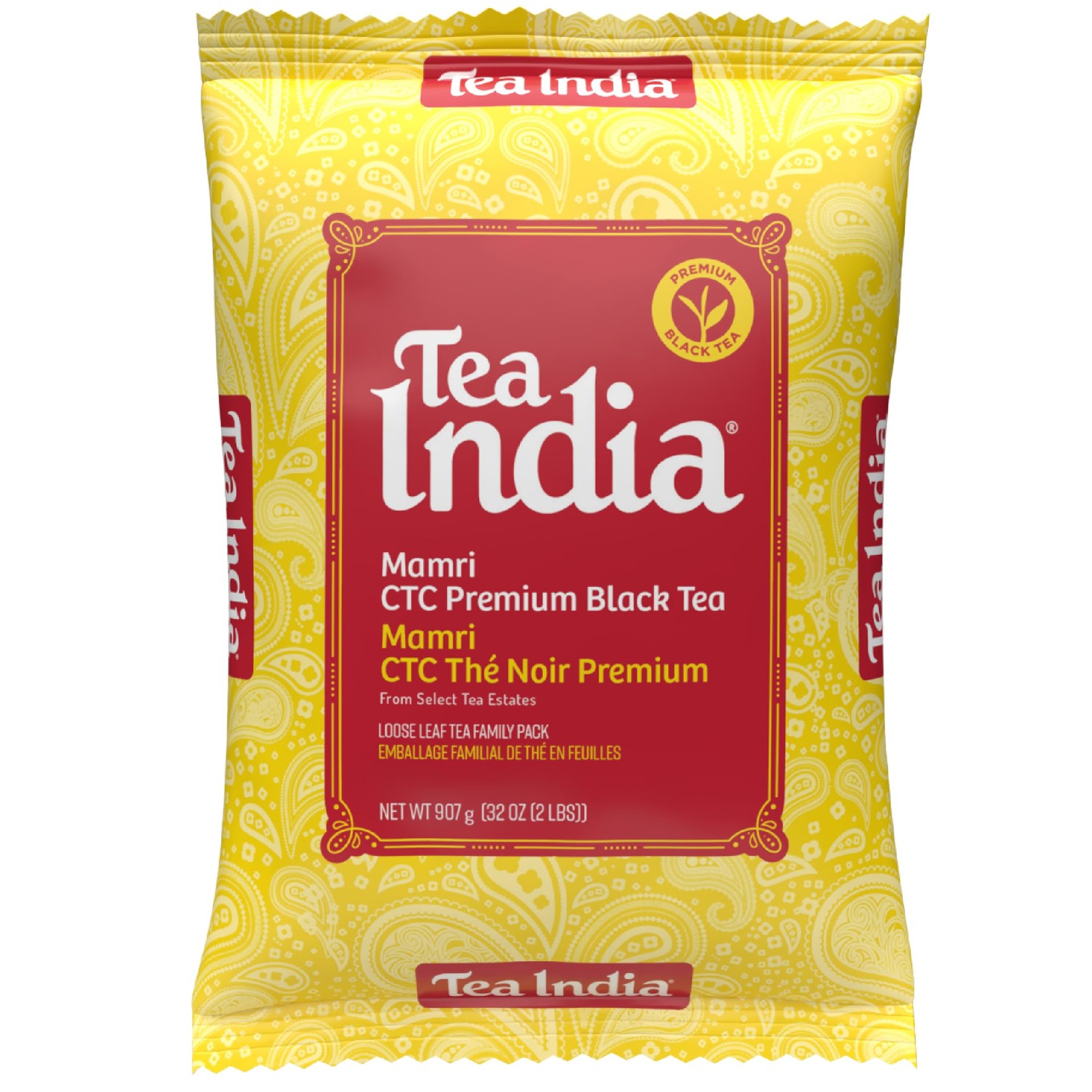 Tea India Assam Black Tea, CTC Loose Leaf, 2 32 Ounce (Pack of 1),