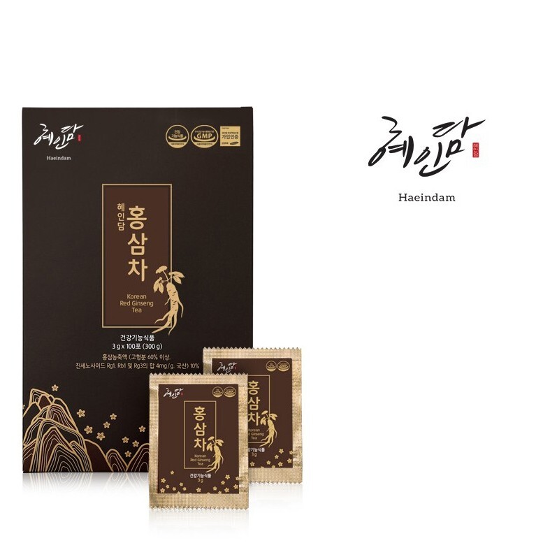 Hyeindam Red Ginseng Extract Red Ginseng Root Tea 3g x 100bags