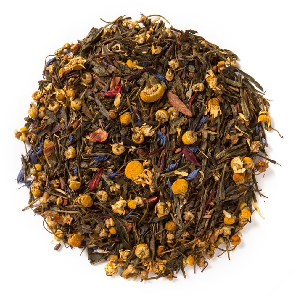 Davidson’s Organic Green Tea Garden Loose Leaf 1 Pound With Cinnamon And Cham…