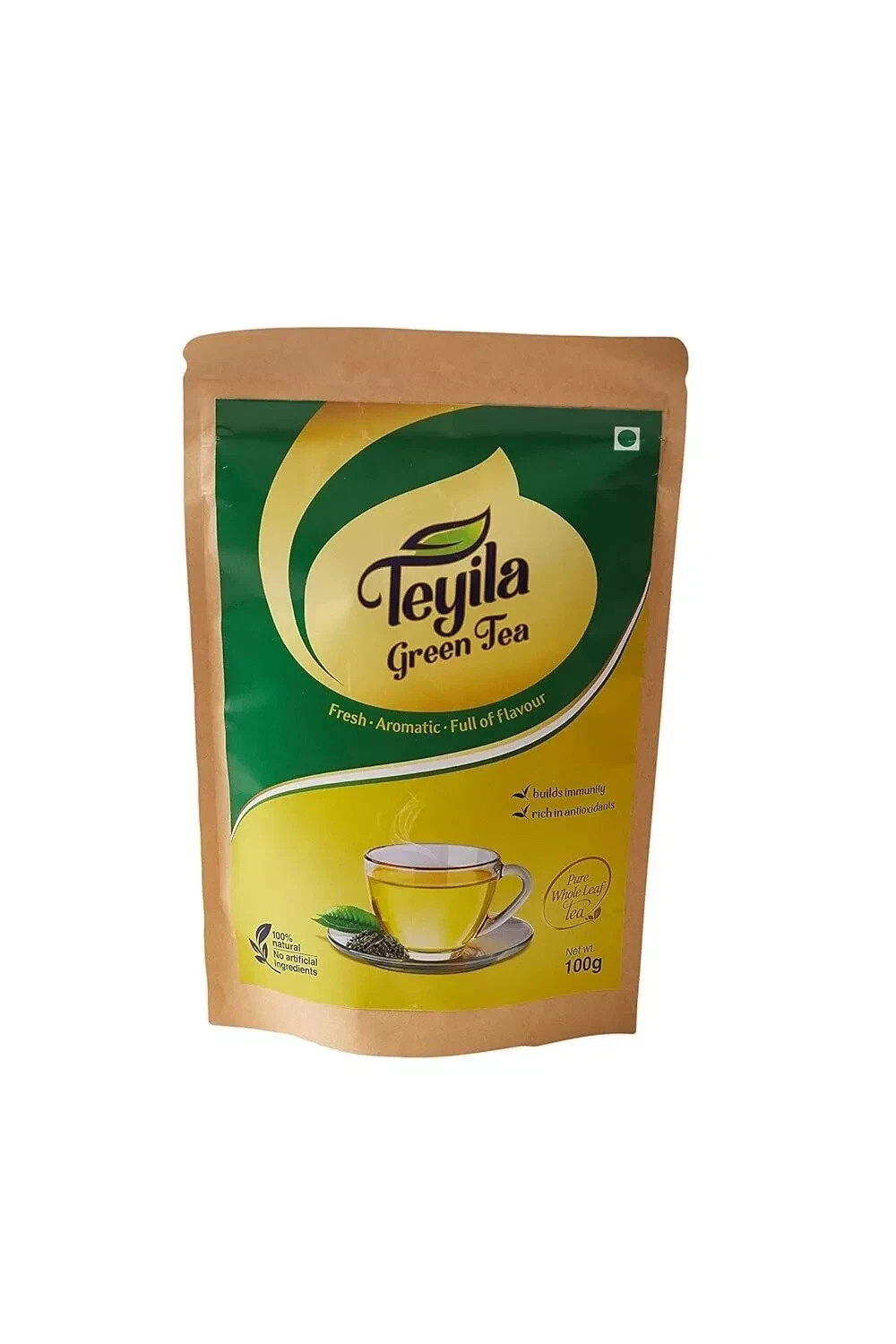 Teyila Pure and Fresh Green Tea 100 Grams Free Shipping World Wide